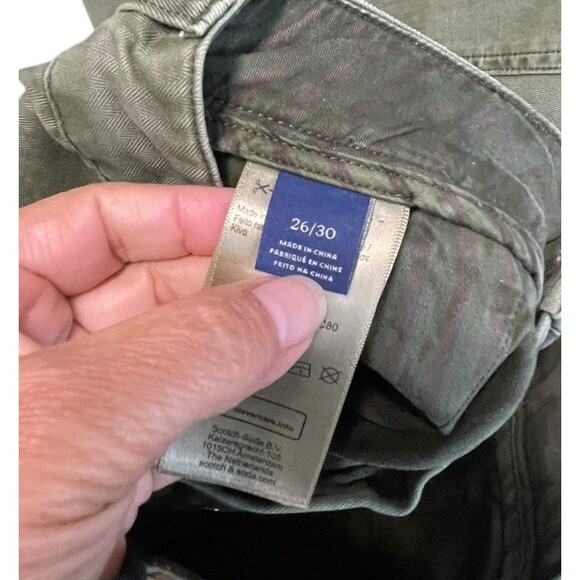 Scotch & Soda Floral-Embroidery Wide-Leg Trousers Pip Womens Green 26/30 Read - Picture 13 of 16